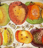 Gold-Framed Fruits detail