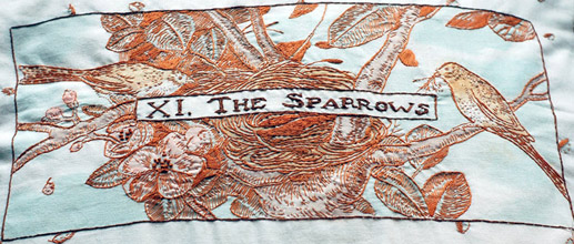 The Sparrows Pillow
