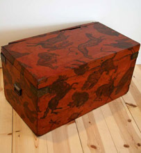 Antique "Natural History" trunk