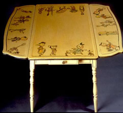 Drop-Leaf Farmhouse Table 