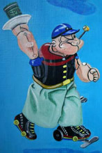 Detail, Wind-Up Toy Child's Screen   